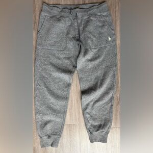 Polo Ralph Lauren Gray Jogger Sweatpants White Pony Womens Size Medium
